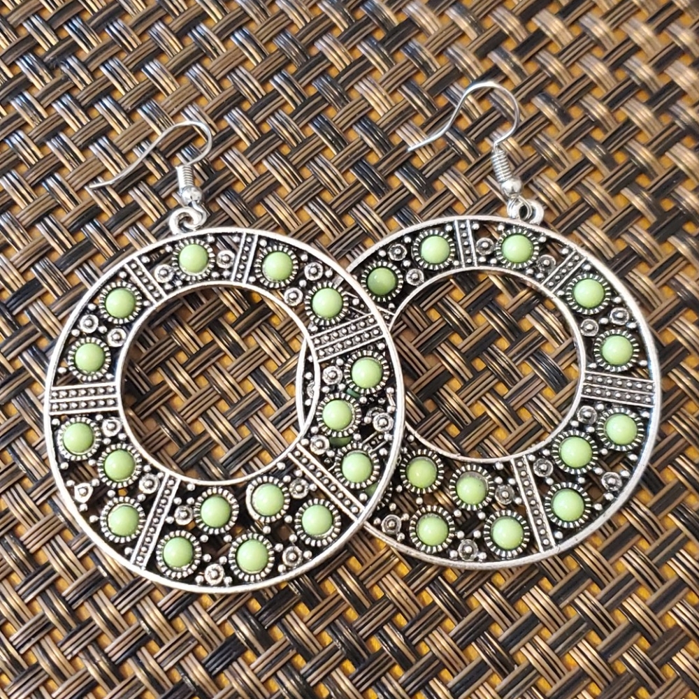 Silver Hoop Earrings